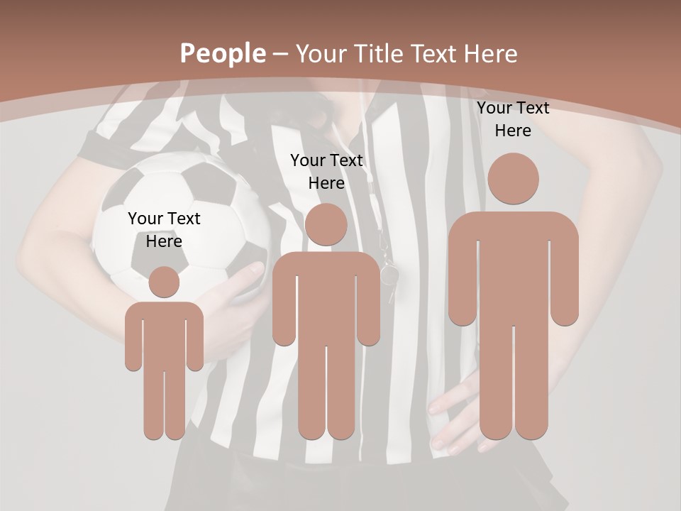 Person Soccer Portrait PowerPoint Template