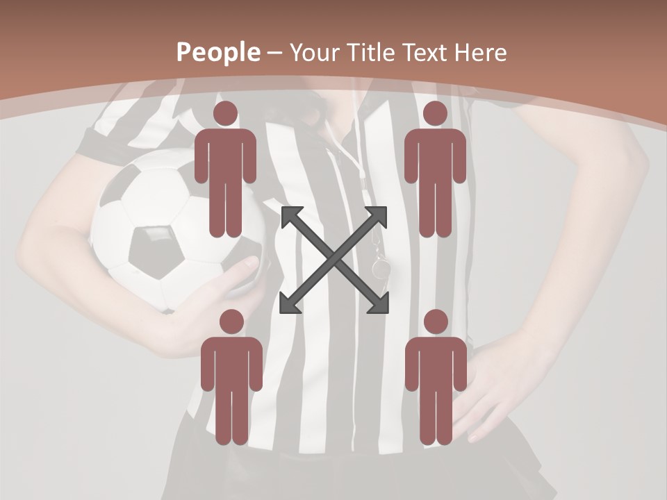Person Soccer Portrait PowerPoint Template