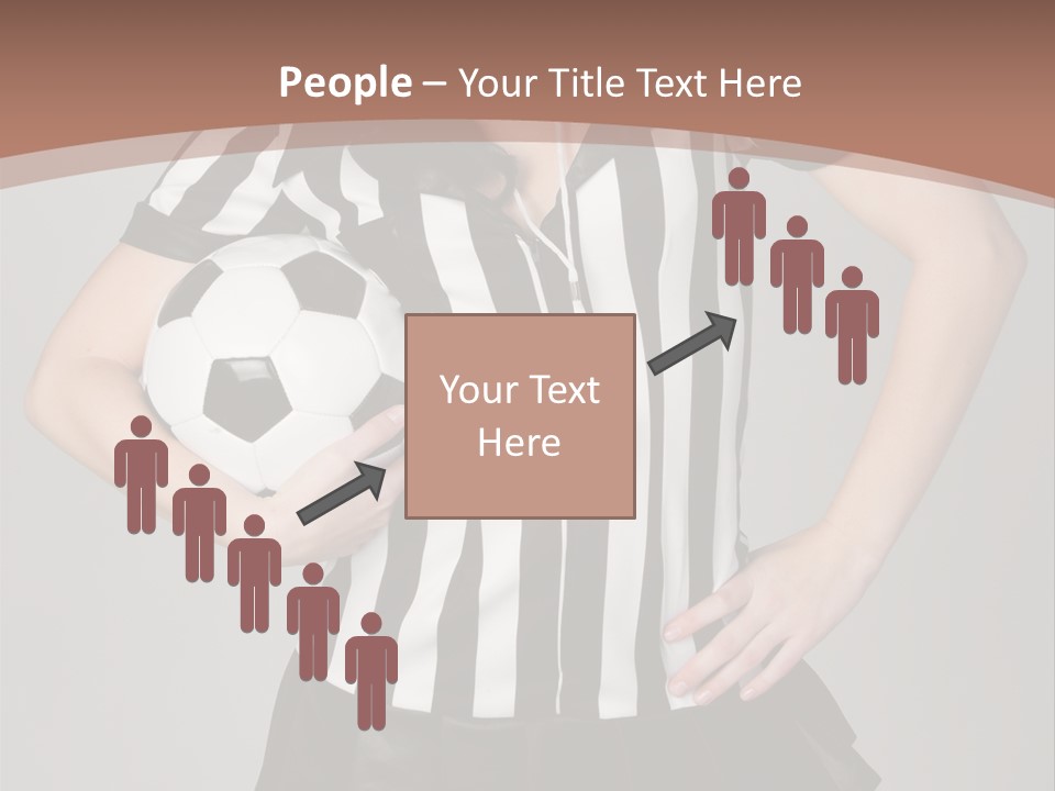 Person Soccer Portrait PowerPoint Template