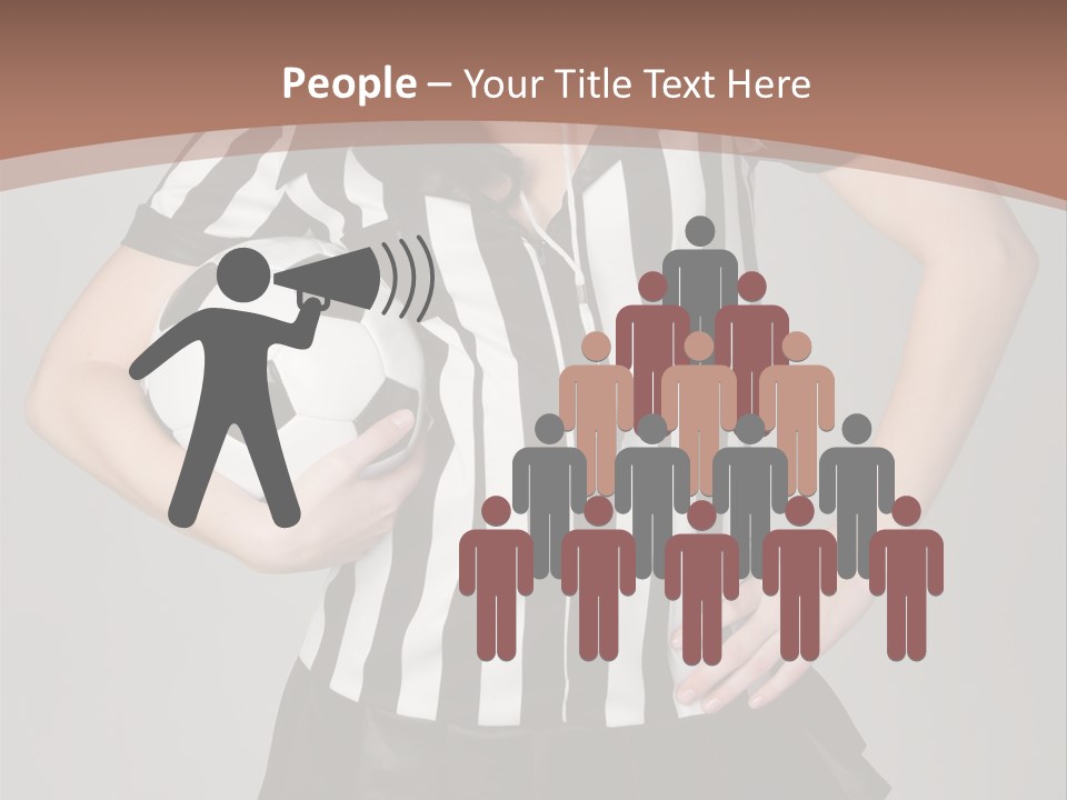 Person Soccer Portrait PowerPoint Template