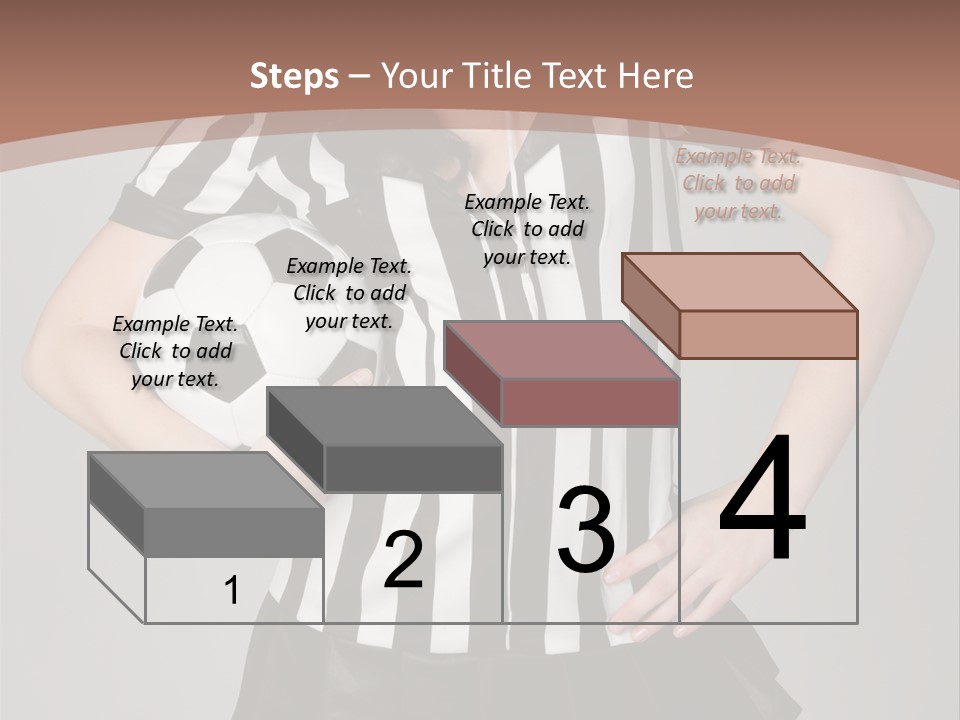 Person Soccer Portrait PowerPoint Template