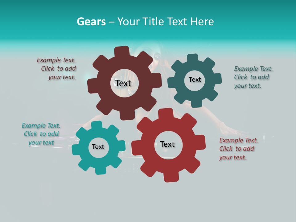 Underwear Elegance Music PowerPoint Template