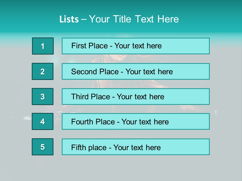 Underwear Elegance Music PowerPoint Template