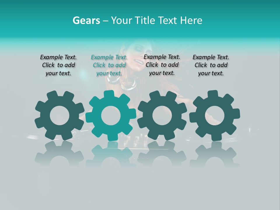 Underwear Elegance Music PowerPoint Template