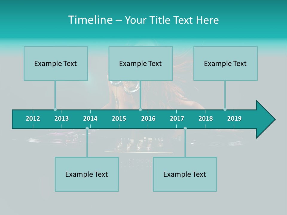 Underwear Elegance Music PowerPoint Template