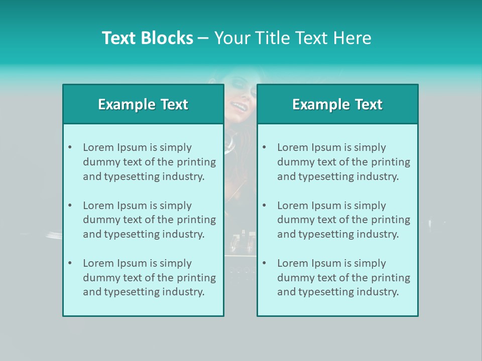 Underwear Elegance Music PowerPoint Template