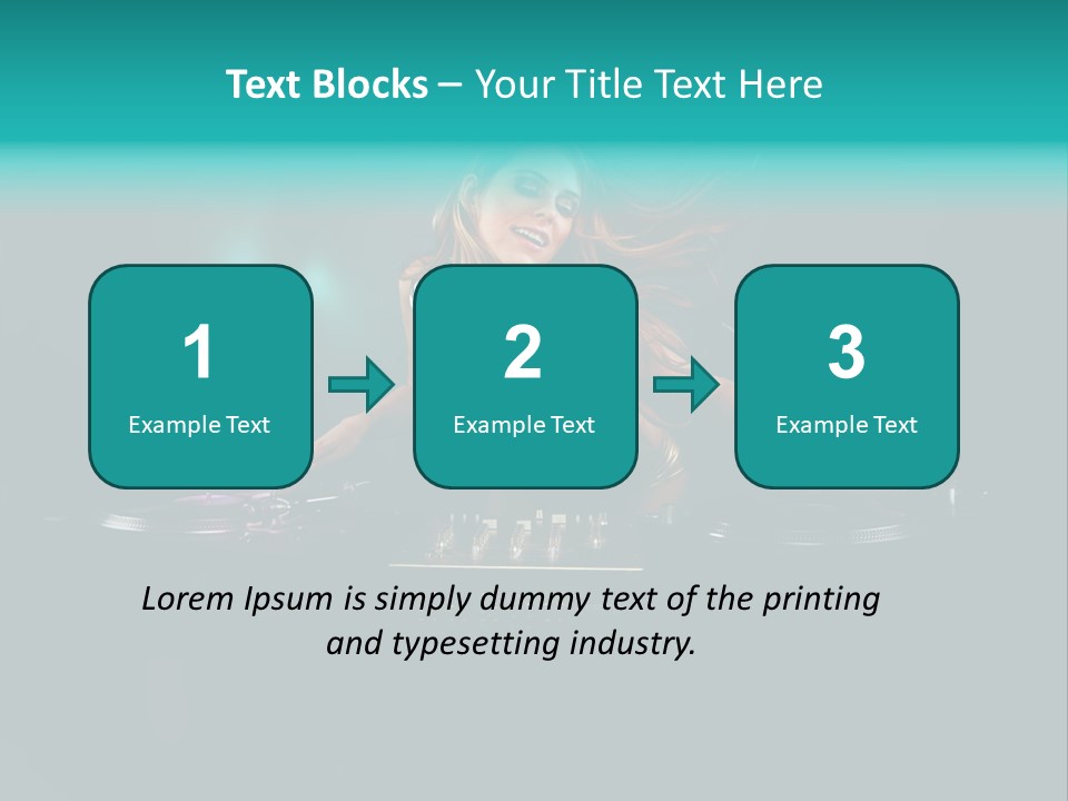 Underwear Elegance Music PowerPoint Template