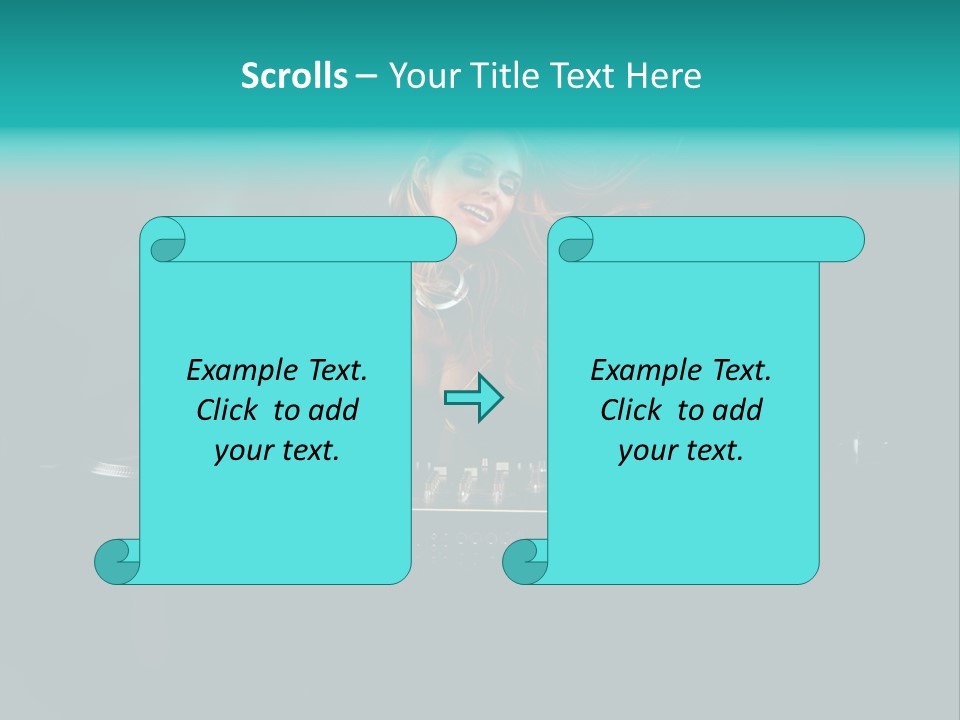 Underwear Elegance Music PowerPoint Template