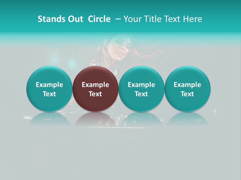 Underwear Elegance Music PowerPoint Template