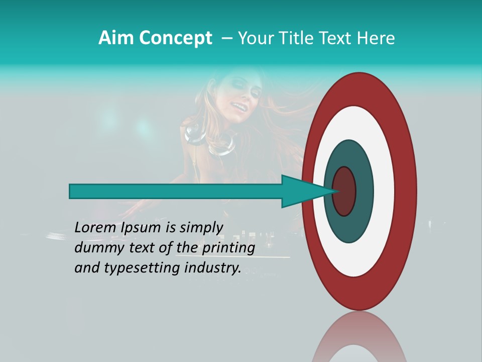 Underwear Elegance Music PowerPoint Template