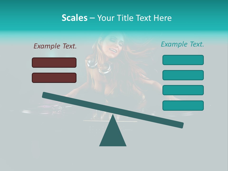 Underwear Elegance Music PowerPoint Template