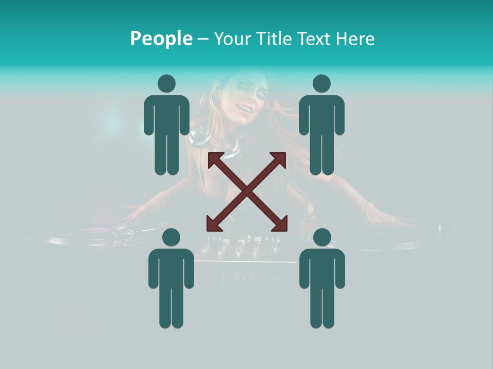 Underwear Elegance Music PowerPoint Template