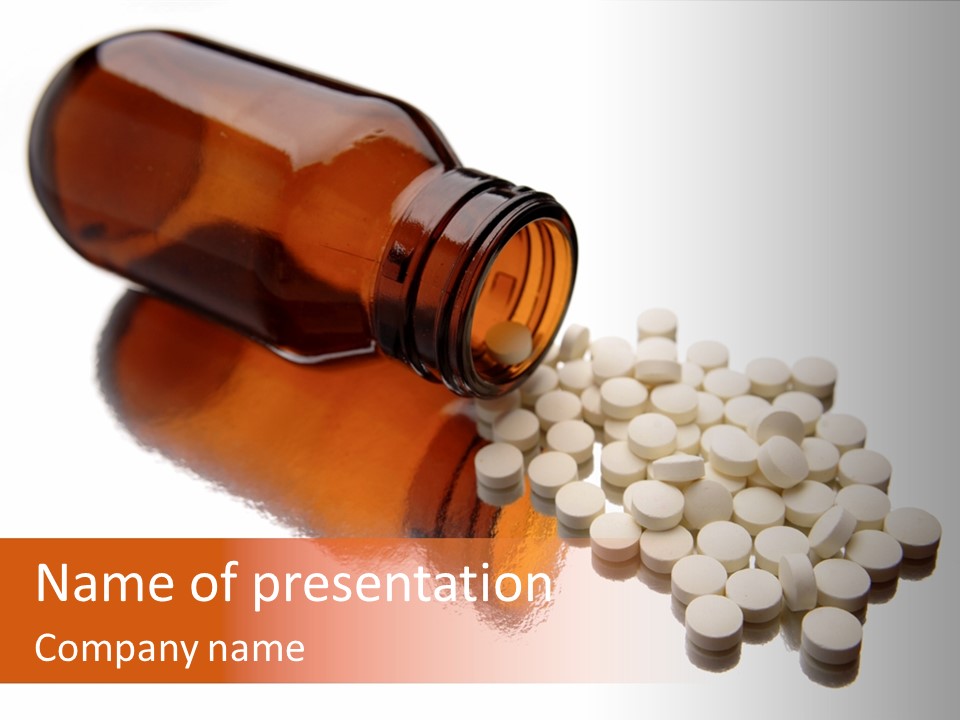 Pills Sick Capsules PowerPoint Template