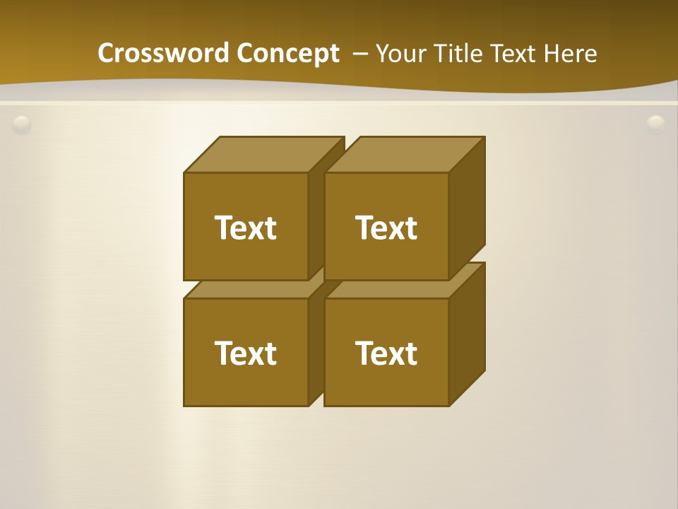 Spike Plug Screw PowerPoint Template