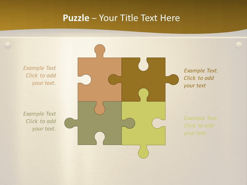 Spike Plug Screw PowerPoint Template