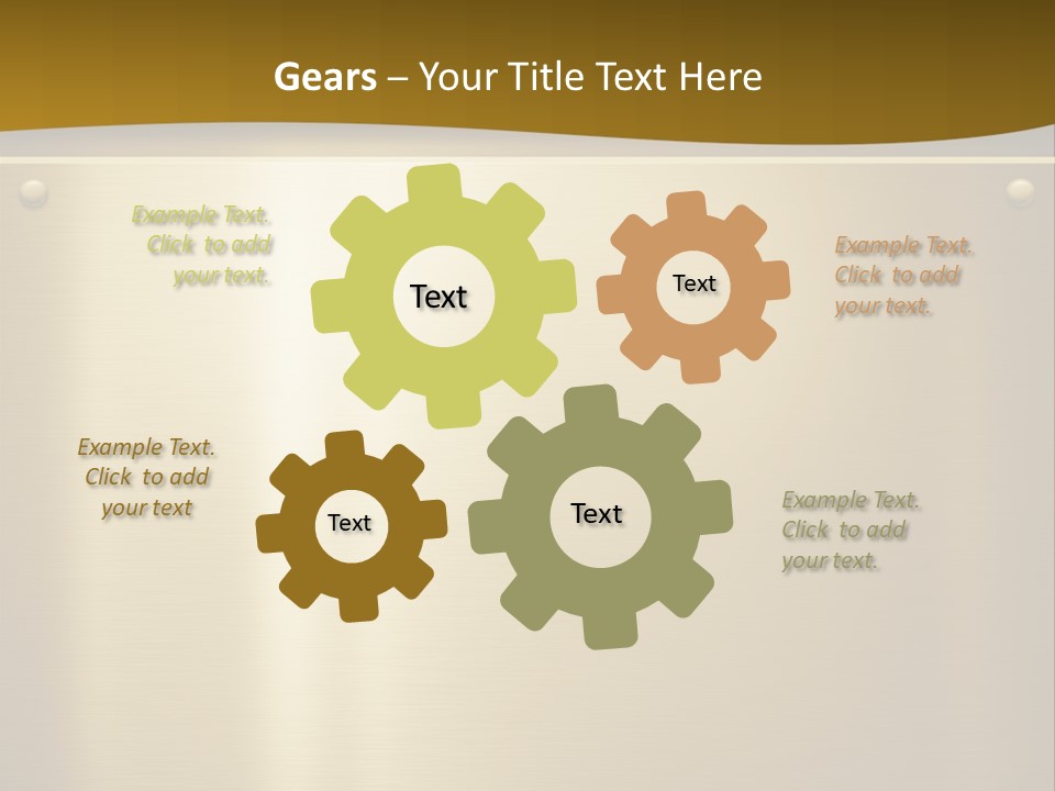 Spike Plug Screw PowerPoint Template