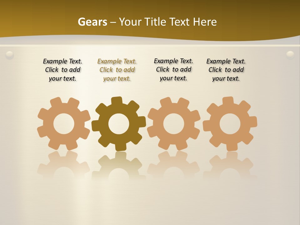 Spike Plug Screw PowerPoint Template