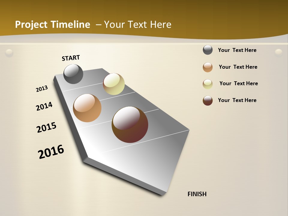 Spike Plug Screw PowerPoint Template