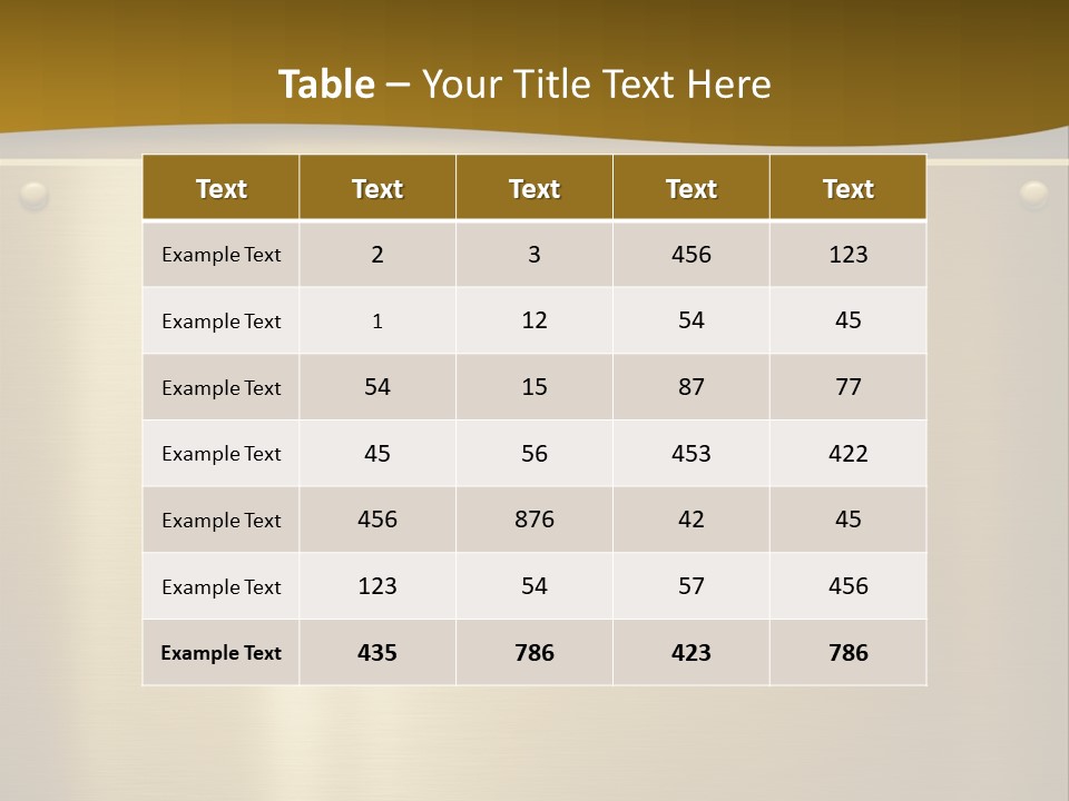 Spike Plug Screw PowerPoint Template