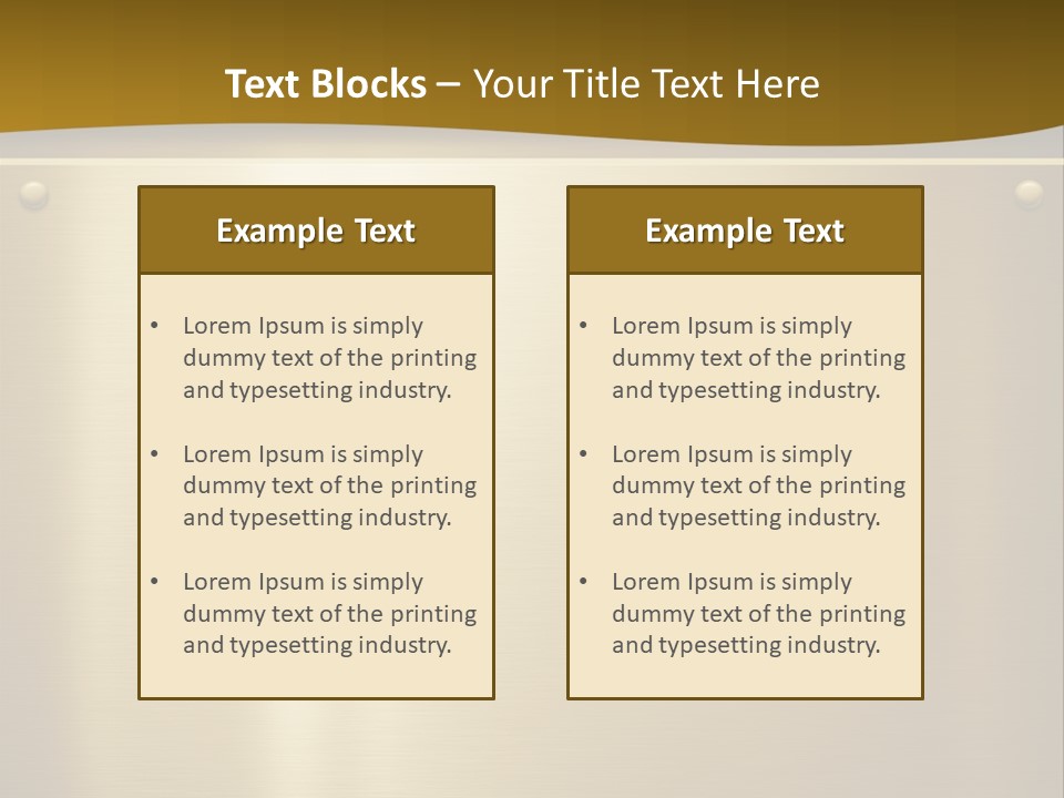 Spike Plug Screw PowerPoint Template
