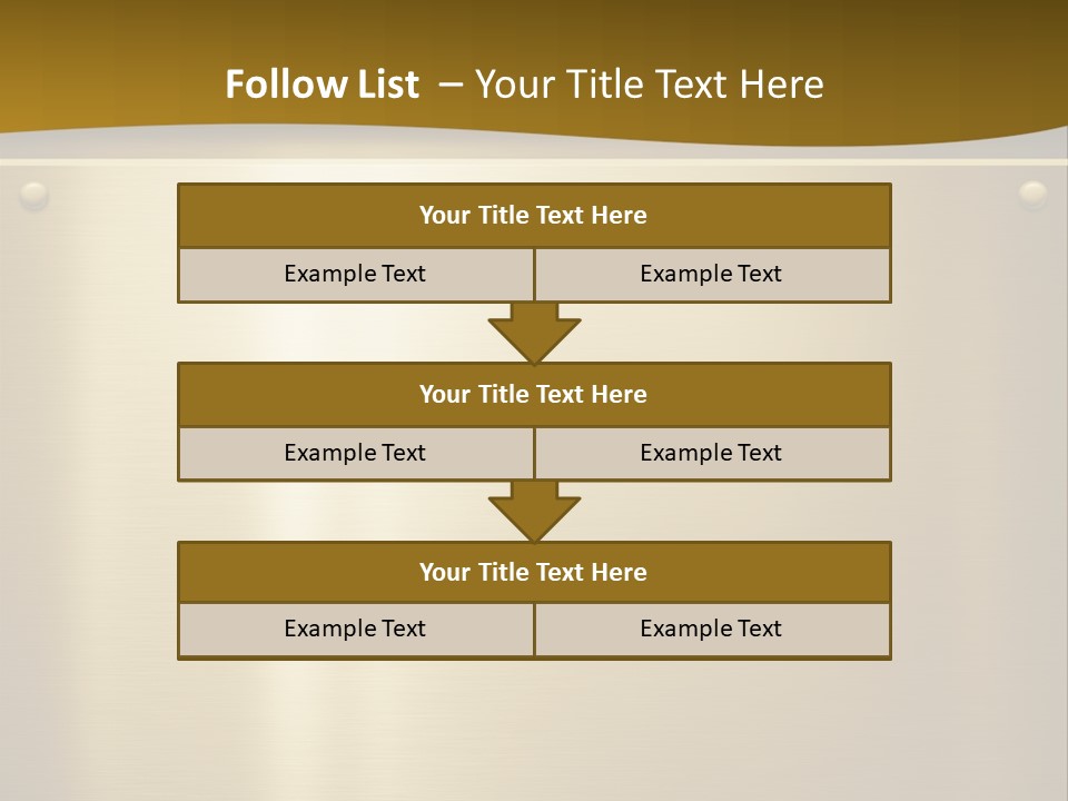 Spike Plug Screw PowerPoint Template