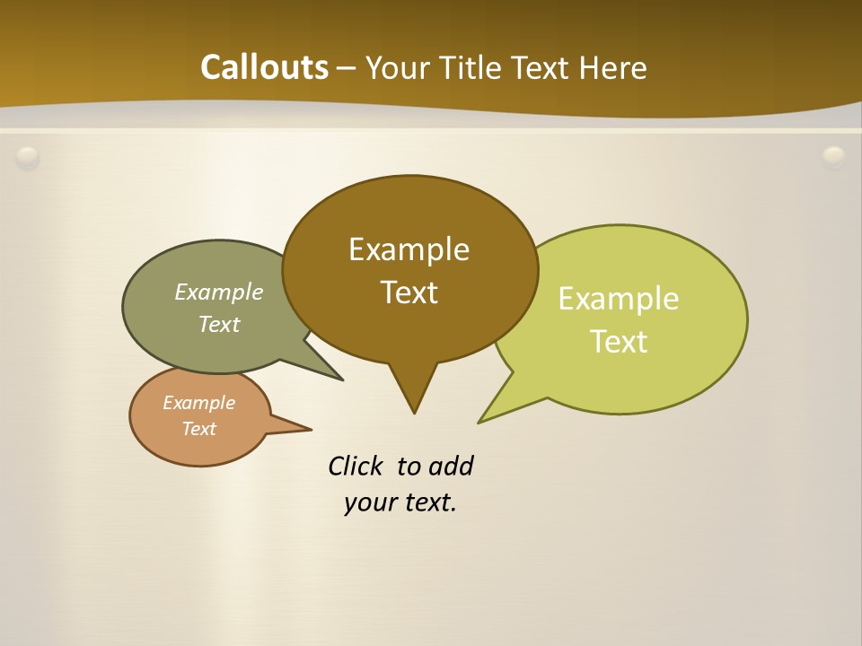 Spike Plug Screw PowerPoint Template