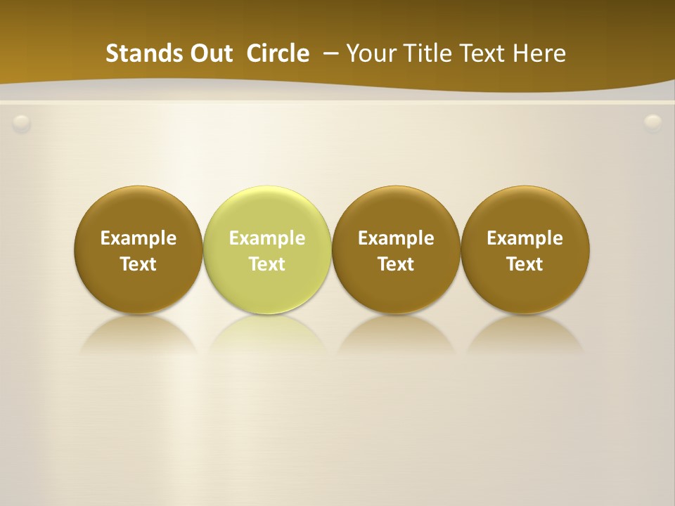 Spike Plug Screw PowerPoint Template