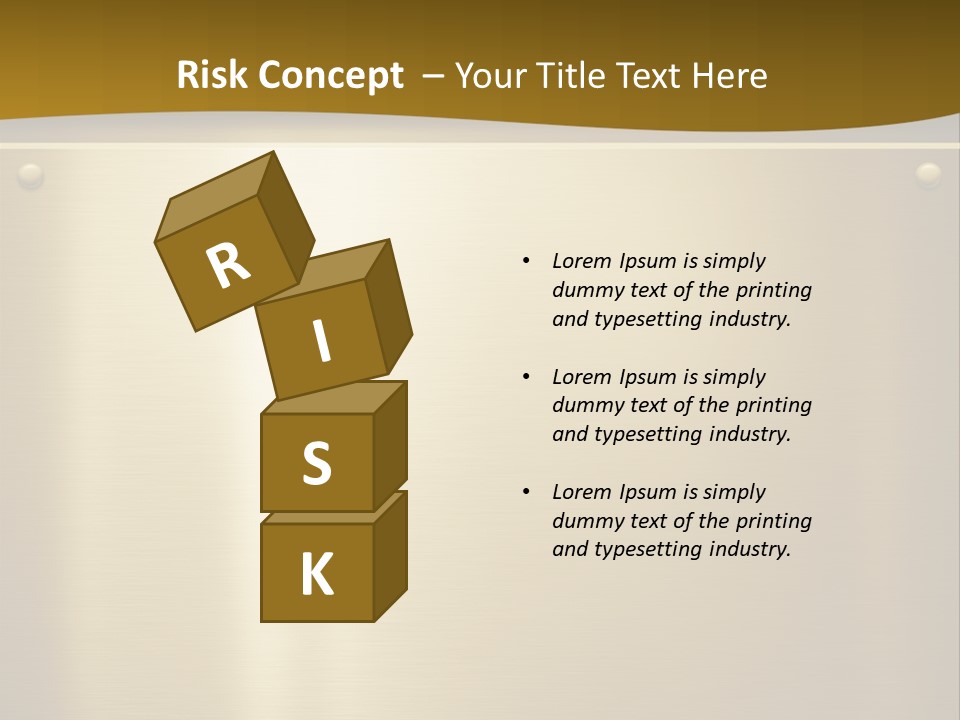Spike Plug Screw PowerPoint Template