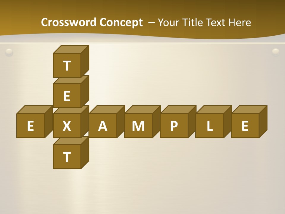 Spike Plug Screw PowerPoint Template