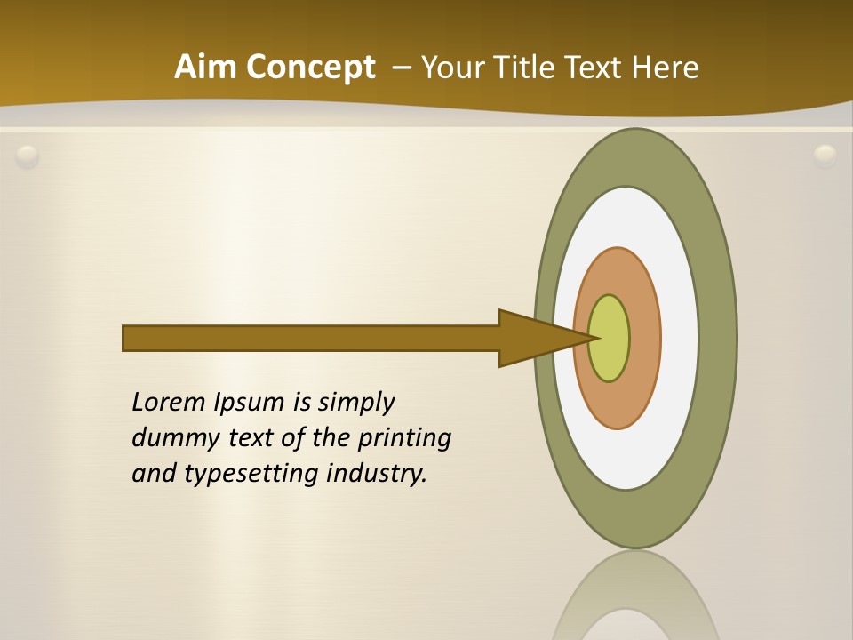 Spike Plug Screw PowerPoint Template