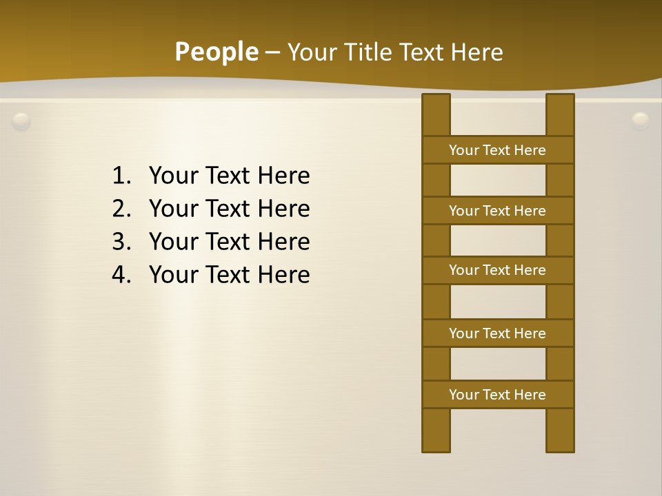 Spike Plug Screw PowerPoint Template
