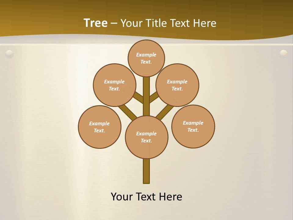Spike Plug Screw PowerPoint Template