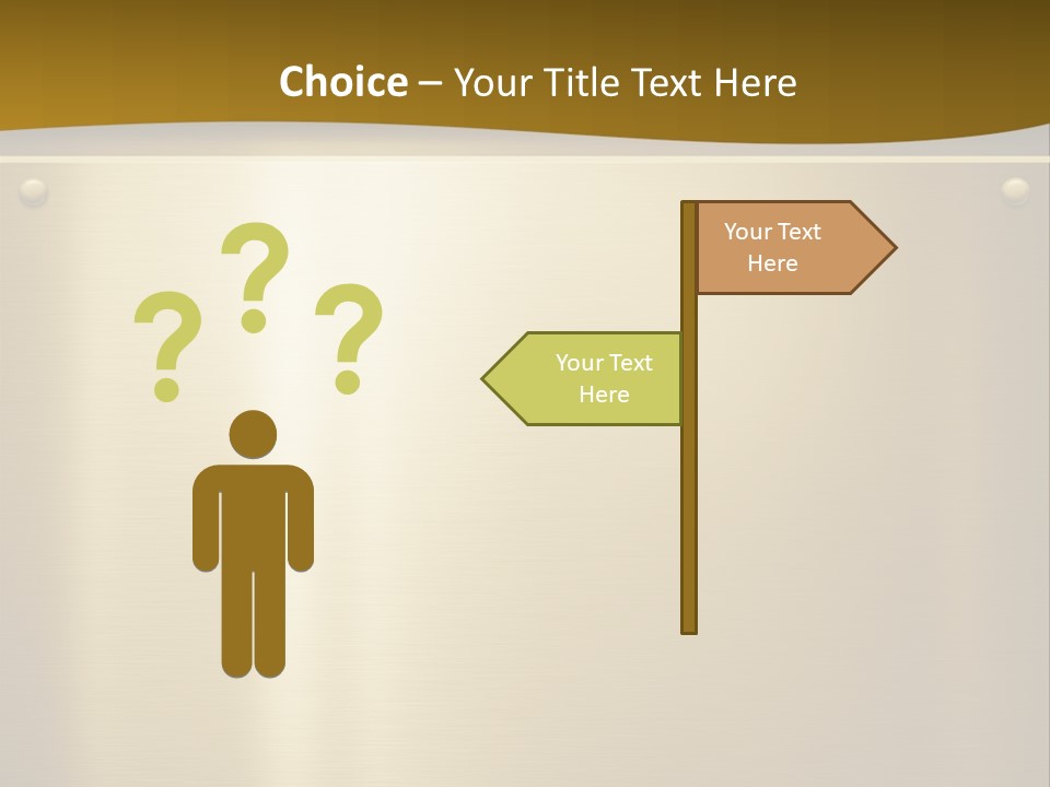 Spike Plug Screw PowerPoint Template