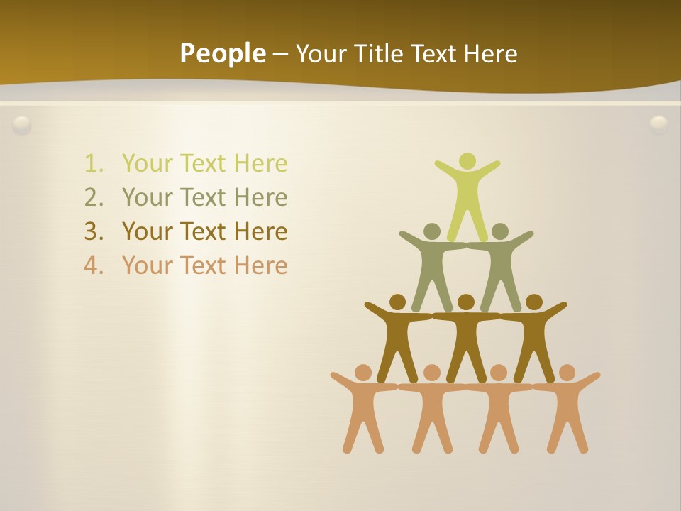 Spike Plug Screw PowerPoint Template