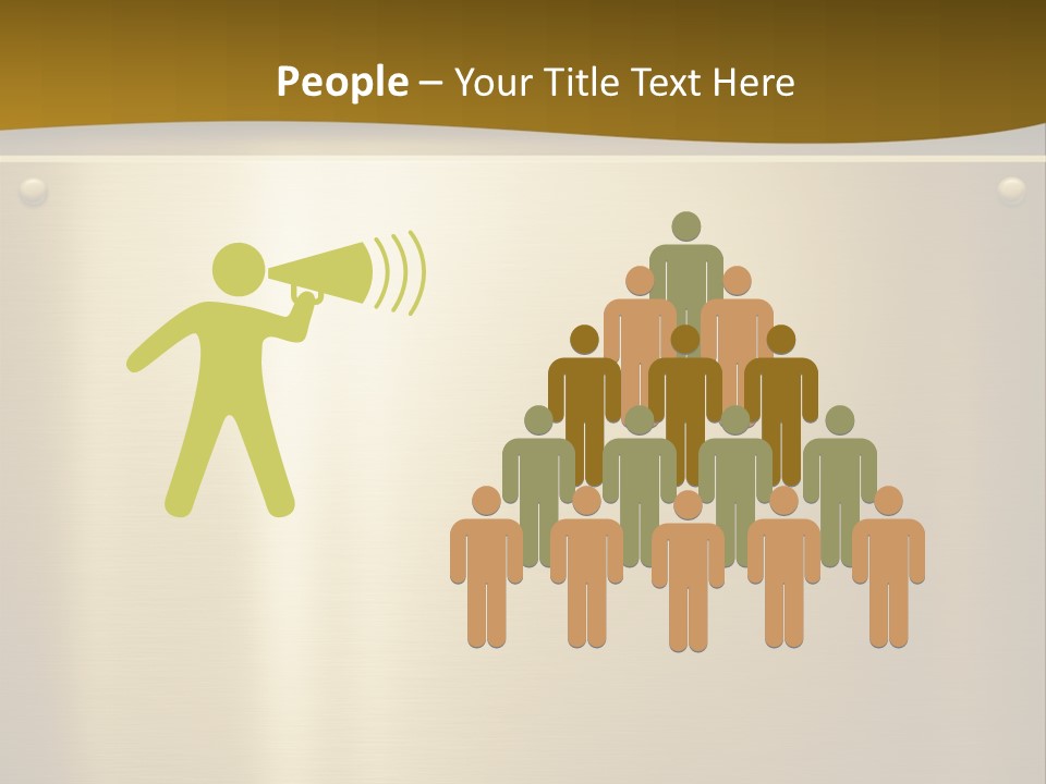 Spike Plug Screw PowerPoint Template