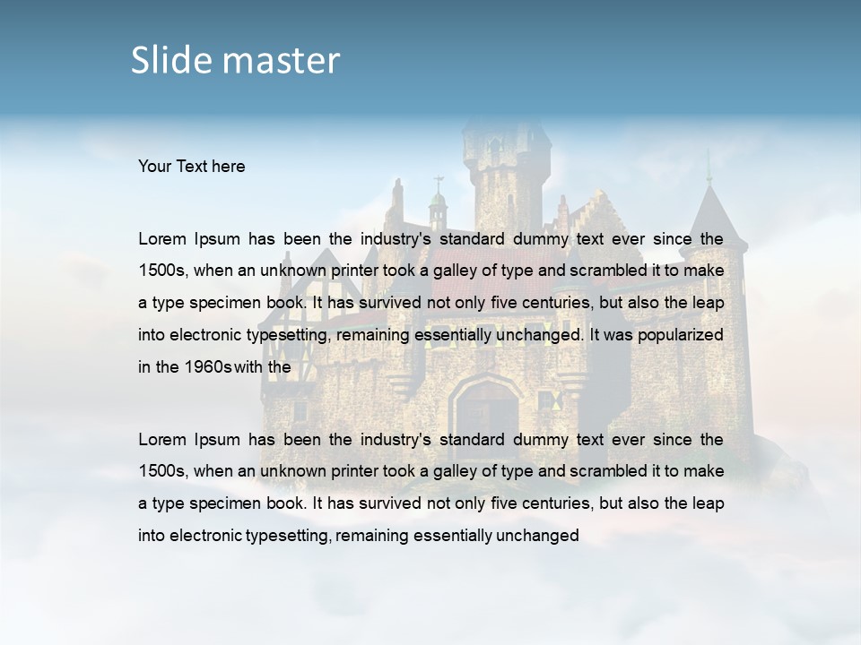 Landscape Fairytale Myth PowerPoint Template
