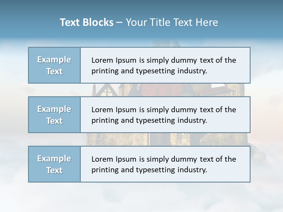 Landscape Fairytale Myth PowerPoint Template