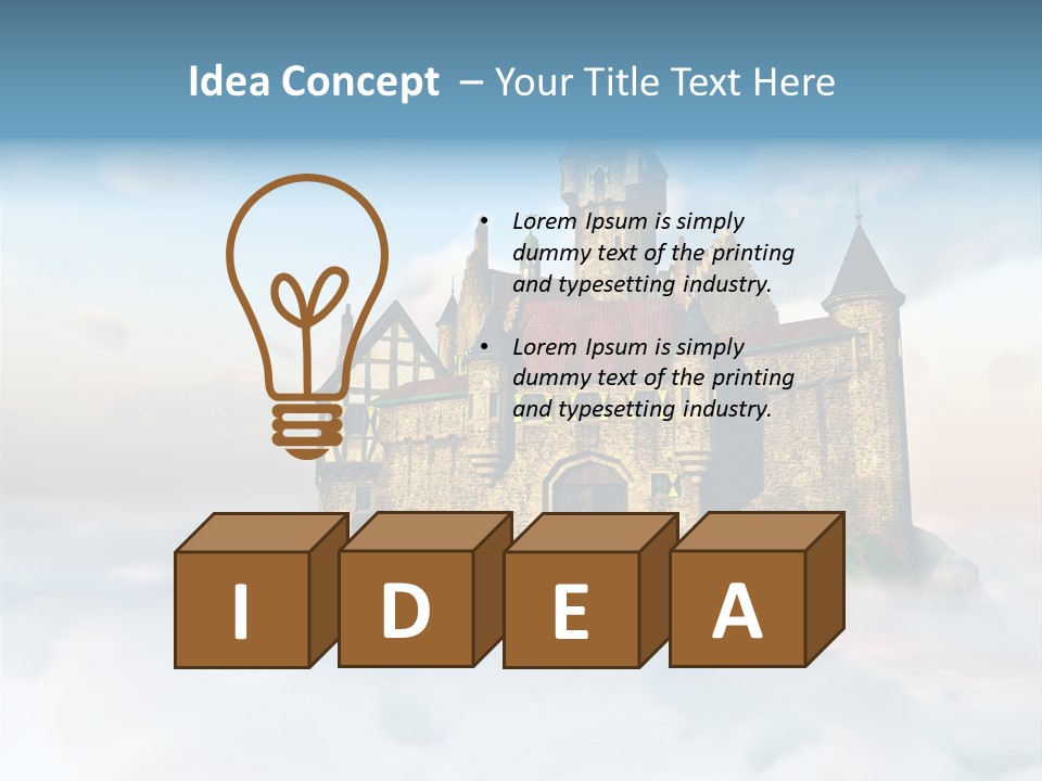 Landscape Fairytale Myth PowerPoint Template