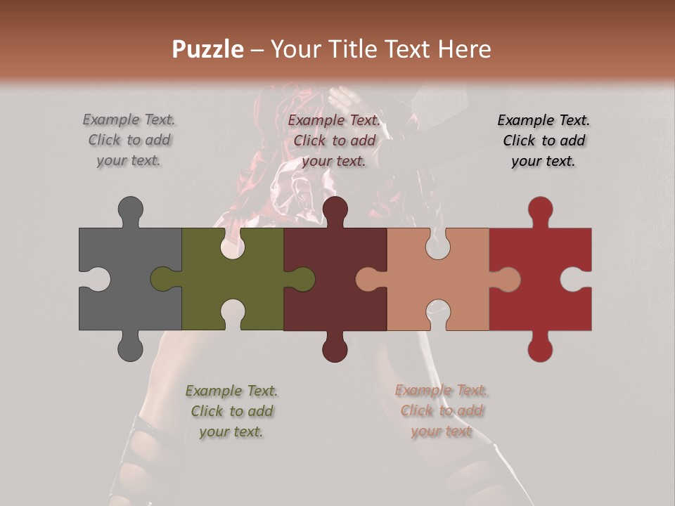 Figure Beauty Glamour PowerPoint Template