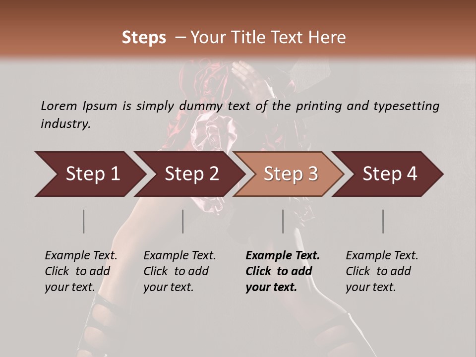 Figure Beauty Glamour PowerPoint Template