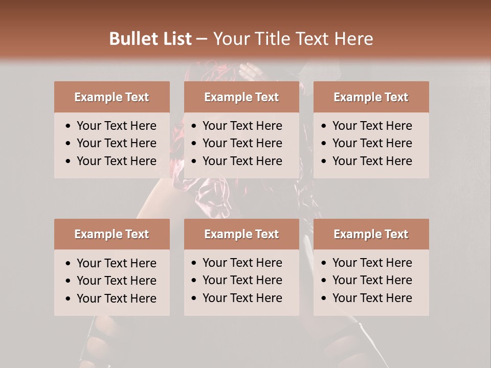 Figure Beauty Glamour PowerPoint Template