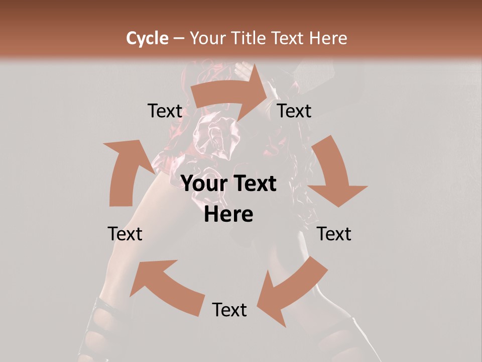 Figure Beauty Glamour PowerPoint Template