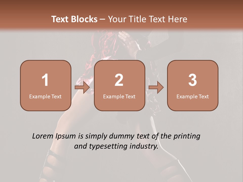 Figure Beauty Glamour PowerPoint Template