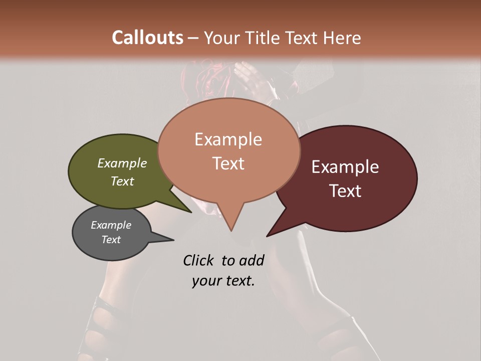 Figure Beauty Glamour PowerPoint Template