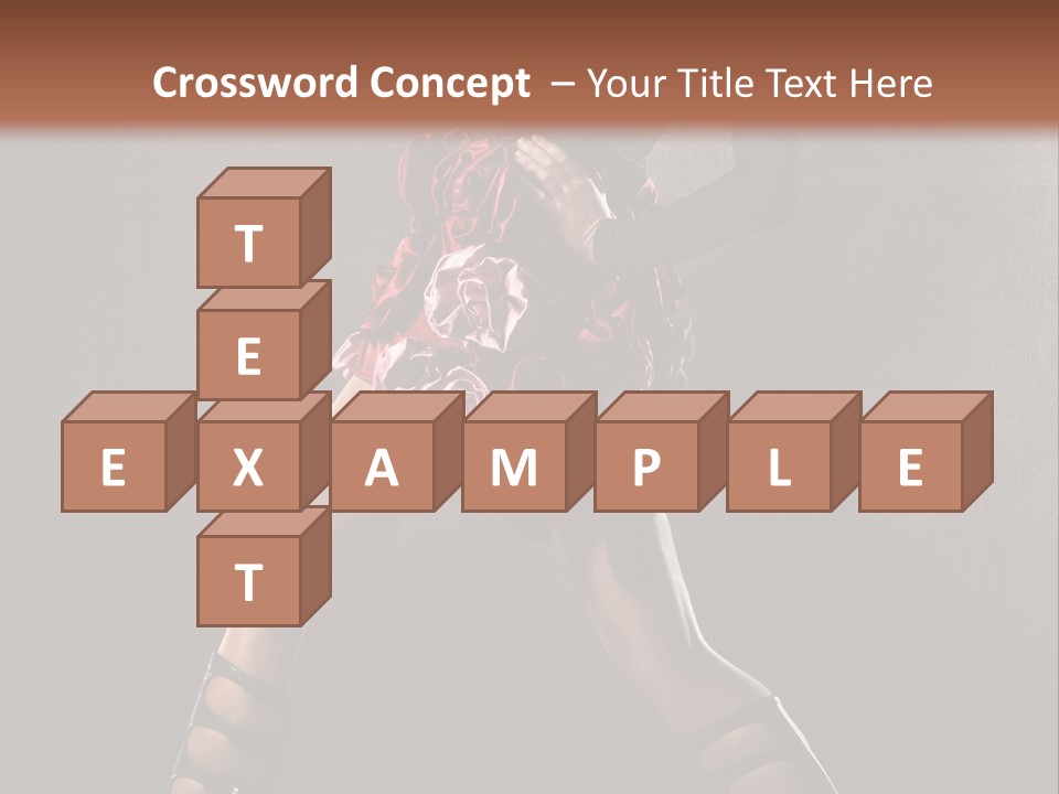 Figure Beauty Glamour PowerPoint Template