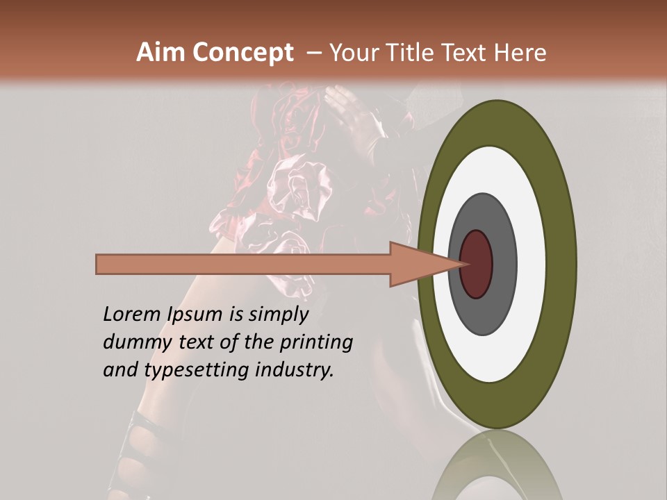 Figure Beauty Glamour PowerPoint Template