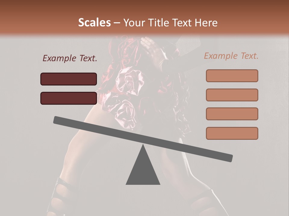 Figure Beauty Glamour PowerPoint Template