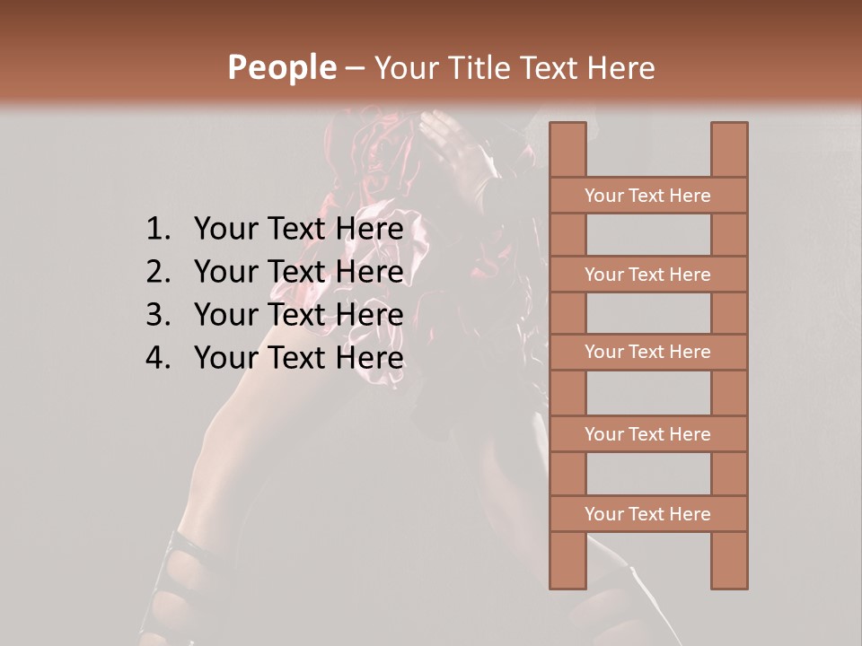 Figure Beauty Glamour PowerPoint Template