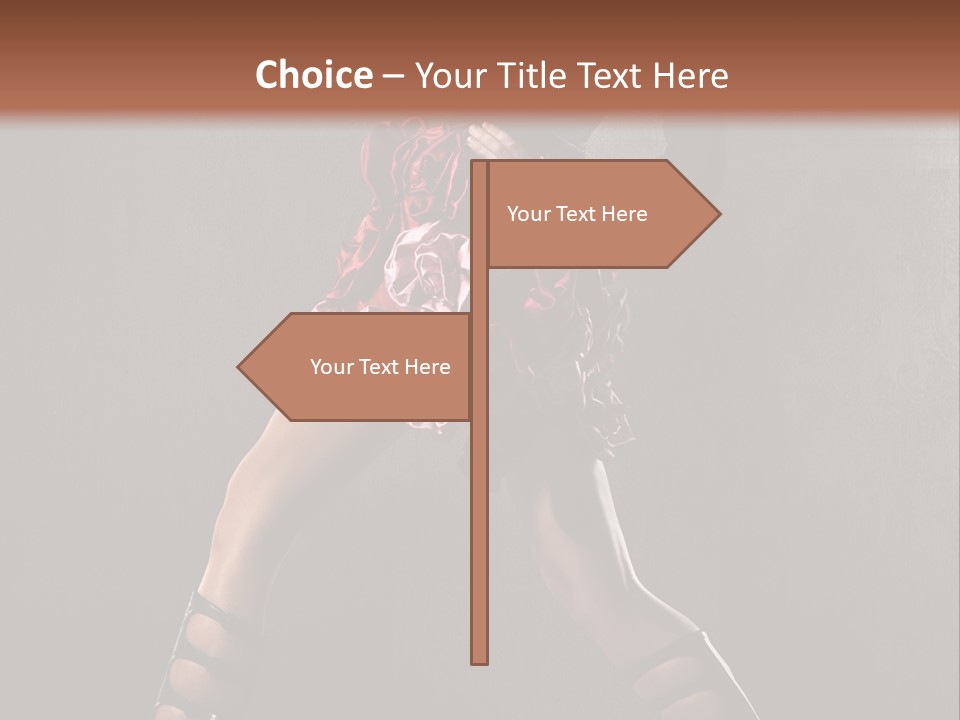 Figure Beauty Glamour PowerPoint Template