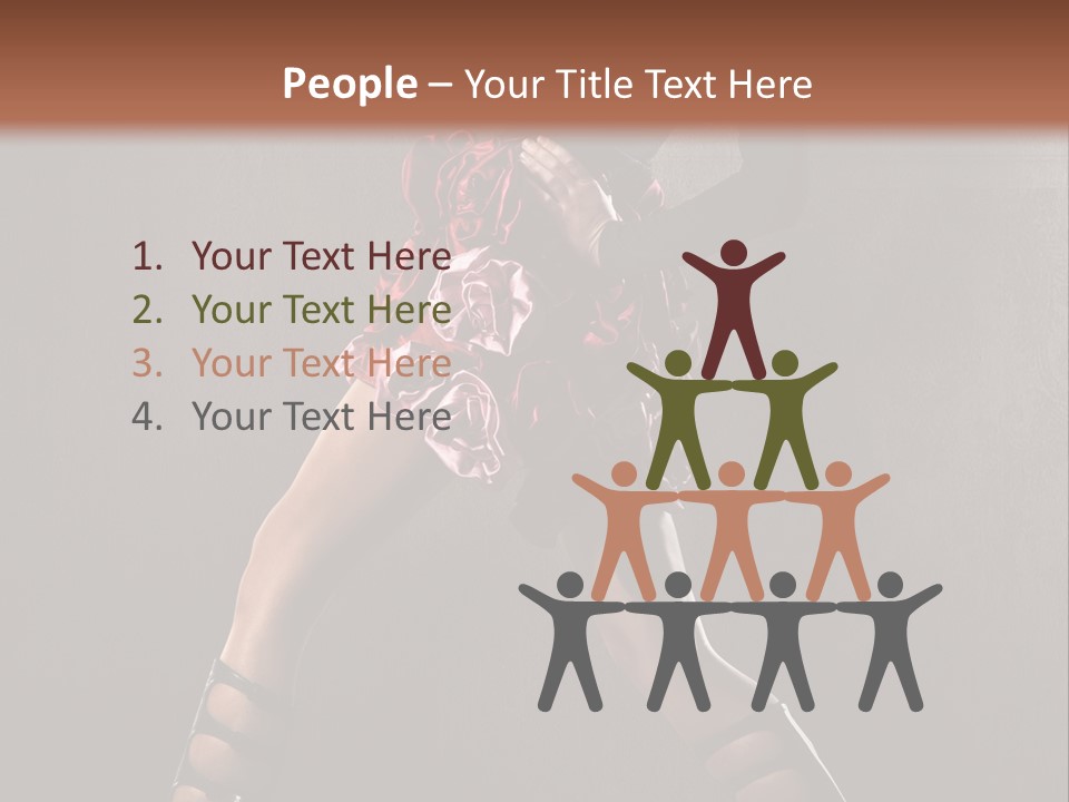 Figure Beauty Glamour PowerPoint Template